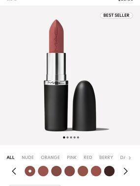 MAC Cosmetics Matte Lipstick - 617 Velvet Teddy.